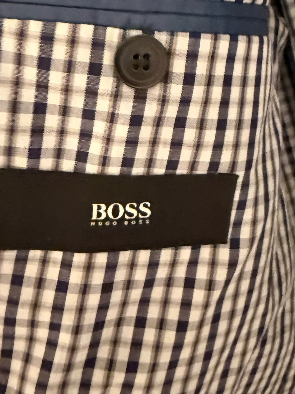 Hugo Boss Black Two-Button Sport Coat with Notch Lapel